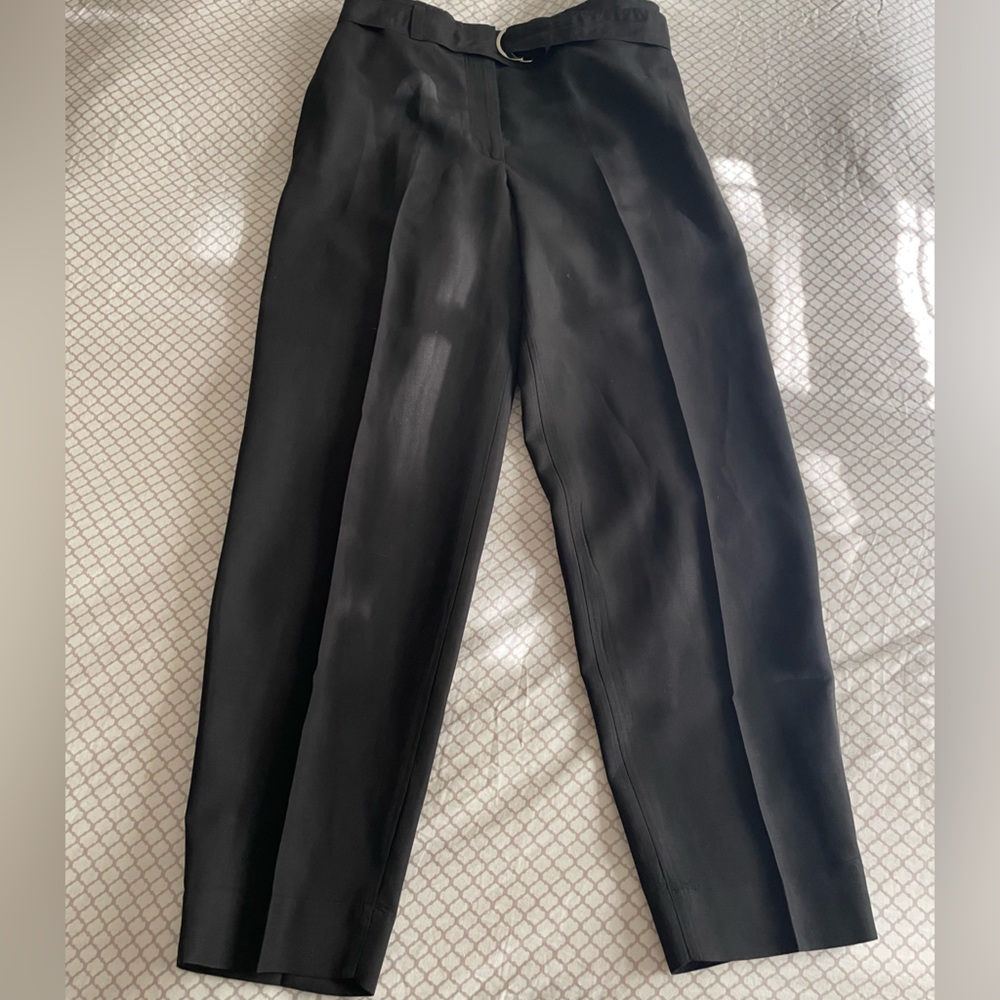 High waisted linen blend Cos pants. Size 10